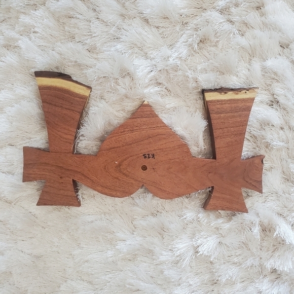 Handmade from cedar. Crosses with a heart in middle. Great for a gift - Picture 4 of 4